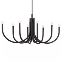 Black Kavala Linear Chandelier