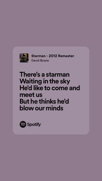 Spotify lyrics / text