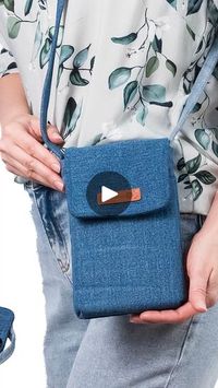 249K views · 4.8K reactions | Easy phone bag sewing tutorial! Miarti👜✂️ | Miarti - Wiederverwendung