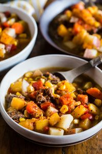 Chilean carbonada soup