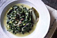 Coconut Milk Braised Collard Greens | sweet miscellany