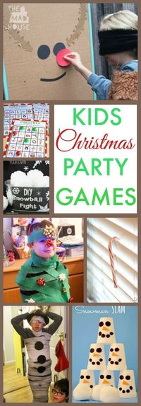 10 Fun Kids Christmas party games. These Festive Party games are perfect for children and large groups. They are fun, fast prep and engaging, plus they keep kids occupied for hours perfect for classrooms, cubs or brownies. There is a Christmas Party Ga