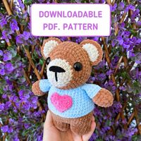 Little Bear Buddy crochet pattern — crochetmezaddy