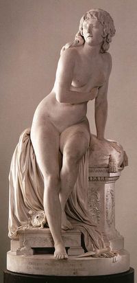 Augustin Pajou (France, 1730-1809) Psyche Abandoned, 1790, marble, height 180 cm  Louvre/Paris