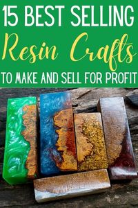 Most profitable resin crafts to make and sell for beginners. Unique things to put in resin to start your epoxy resin business from home.