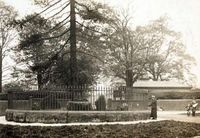 The Calderstones as they were in 1905, exposed to the elements (courtesy Liverpool Records Office)