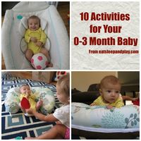 Learning activities to do with your newborn (0-3 month) baby