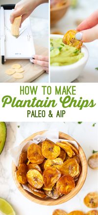 How To Make Baked Plantain Chips (Paleo, AIP) - Unbound Wellness