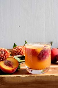 Made with the juiciest, sweetest summer peaches, this Sweet Bourbon Peach Smash is the best Bourbon Peach Cocktail. It's also only 5 ingredients and requires zero fancy bar tools!