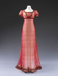 Evening dress, 1810.