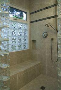 best window shower ideas pinterest dual seat screen bathroom wall modern small master bathrooms glass block windows