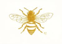 Bee Preppy Art Print