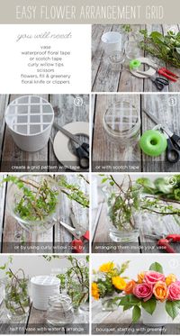 Home Shabby Home: DIY Flower Arrangements