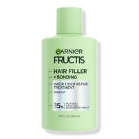 Fructis Hair Filler Inner Fiber Repair Pre-Shampoo Treatment - FILLERS PRE-TREATMENT 10.1OZBenefitsBonding Inner Fiber Repair Pre-Shampoo Treatment with peptides, citric acid bond repair complex, works with Garnier Frutis Hair Filler systems to fill hair with strength 7 layers deep for inner fiber repair, outer visible transformationINNER- Repairs and strengthens broken bonds deep in the cortex, hair fiber's inner layer, with continuous use as step 1 of every Hair Filler systemOUTER- Reveals smo