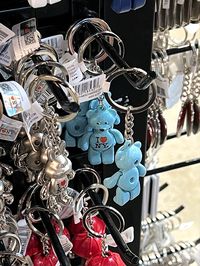 i love ny keychain bear + blue moodboard + bag accessories + trinkets souvenir