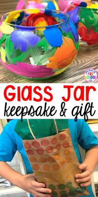 Glass Jar Keepsake Parent Gift - Made by Kids 10