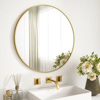 Mercer41 Gehard Round Metal Wall Mirror & Reviews | Wayfair