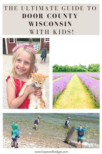 This is the ULTIMATE guide to Door County Wisconsin with kids! The best list of kid friendly things to do in Door County, best places to stay in Door County with kids, and the best restaurants in Door County for families. Door County was one of our favorite summer travel ideas with kids!