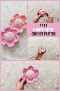 Follow this free crochet flower rattle pattern to create a cute daisy rattle. It’s the perfect crochet baby pattern for spring.