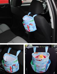 Car Basket - free pattern & tutorial, not in English but with the great pictures I think I could make this easily enough.