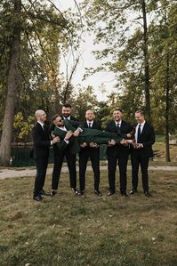 This lovely Fall Wedding in Columbus Ohio had so many great photo opportunities between the couple and their wedding party. Discover photo poses for wedding party pictures, fall wedding day inspiration,Bridal Party photos. Book Megan Badia Photography for your Wedding at Meganbadiaphoto.com.