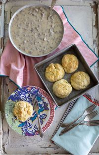 Biscuits and Sausage Gravy Recipe | A Bountiful Kitchen