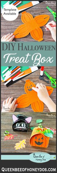 Make these DIY Halloween Treat Gift Boxes!