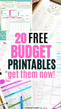 20 Free Budget Printables That Will Stop You Constantly Overspending