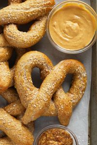 Healthy Soft Pretzel Recipe (super simple!) - Fit Foodie Finds