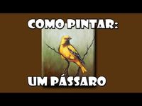 COMO PINTAR PÁSSAROS - PINTURA EM TECIDO - HOW TO PAINT A BIRD - YouTube