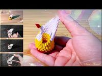 3d origami very small - YouTube