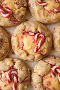 "It's beginning to look a lot like Christmas ;) Hope you're feeling festive, if not these Candy Cane Cheesecake Peppermint stuffed cookies are sure to get you in the holiday spirit! The combination of peppermint and cheesecake, along with crisp candycanes and white chocolate makes these cookies a decadent and much deserving treat. Bake these cookies for a Christmas Party, Cookie Gift Box or simply to indulge yourself. This detailed recipe includes both written and visual step-by-step instructions, along with recipe notes/tips. The measurements are provided in both grams and baking cups where applicable to suit all audiences.    If you have any questions that are not answered in the recipe, feel free to contact me on here. I'm always around to answer questions :)   Please see the important