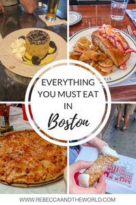 Boston is a city full of history - and great food. Read on for what to eat in Boston, including where to get the best lobster rolls, cannoli and clam chowder. | #boston #massachussetts #whattoeatinboston #foodie #foodietravels #whattodoinboston #newengland #lobsterroll #clamchowder #pizza #pasta #bostonnorthend #littleitaly