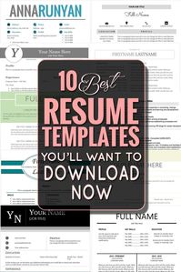 This is for you if you hate trying to get all your bullets lined up and want to throw your resume in the trash. The 10 best resume templates.