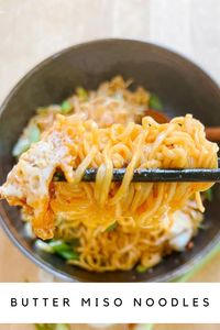 Make cooking a breeze with Butter Miso Noodles—a delicious noodle dish that's sure to please. This miso noodles recipe is made with a simple combination of pantry staples.