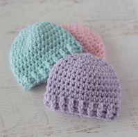 Crochet Preemie Hat - Crochet 365 Knit Too