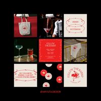 instagram feed design, social media design, instagram feed, cocktail bar, logo design, visual for cocktail bar, branding, graphic design, typography, red color, дизайн стрічки інстаграм, дизайн соціальних медіа, стрічка інстаграму, коктейль-бар, дизайн логотипу, візуал для коктейль-бару, брендинг, графічний дизайн, типографіка, червоний колір