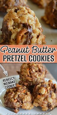 Peanut butter pretzel cookies are salty, sweet, and loaded with chocolate! It's one of our most popular cookie recipes ever! Quick and easy to make you are sure to impress everyone with this recipe! Take these to your next Easter lunch or give them away as gifts!