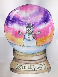 <p>One of my middle school students' favorite projects of the year! Using wet on wet watercolor technique, black fine point pen and colored pencils, students will create a winter scene or holiday character filled snow globe complete with a splattering of snow. Full step by step instructions and colorful examples for inspiration included in this 4 page lesson. </p><!-- New description editor -->