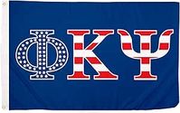 Desert Cactus Phi Kappa Psi USA Pattern Letter Fraternity Flag 3 feet x 5 feet Banner Sign Decor Phi Psi