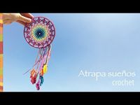 Crochet paso a paso: atrapa sueños arcoíris! - YouTube