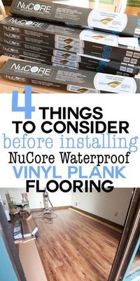 Floor installation tutorial. Before you install a vinyl plank floor in your home make sure you do these 4 things first. Once you do, the time to install the floor can be done in an afternoon.