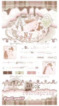 by me ofc!! Tag: doll, rentry, brown, pink, white, Neapolitan icecream, no url because it looks funky on other devices