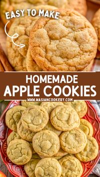 Delight in my Apple Cookies recipe, a perfect treat for any time of the year. These cookies combine the sweet, tart flavor of fresh apples with warm spices and a soft, chewy texture. Ideal for snacks, desserts, or holiday gatherings, these apple cookies are easy to make and sure to please everyone. Follow my simple instructions to bake a batch of these delicious cookies that capture the cozy essence of fall in every bite.