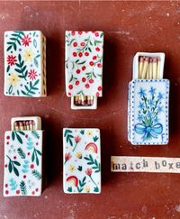 Cermic matchboxes