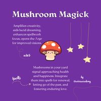 Advantages for health: Shield against Alzheimer's Ease feelings of anxiety & depression Accelerate healing after brain injury Handle symptoms of diabetes Diminish chances of heart disease But do not forget that you should buy mushrooms only in trusted places, or if you collect them yourself, you should also be careful.🙌🏻 #mushroom #mushroommagick #magick #witchcraft #magickaljourney #witchesof