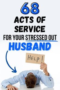 Is your husband's love language acts of service? If so, then you need to read these easy acts of service ideas! Loads of awesome ways to show your husband love if his love language is acts of service!