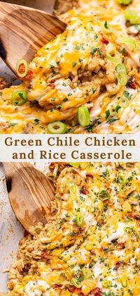 Green Chile Chicken and Rice Casserole - Recipe Runner