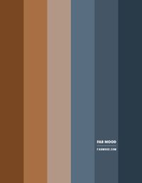 Brown and Dark Blue Bedroom { Dark Blue and Tobacco Colour Scheme }