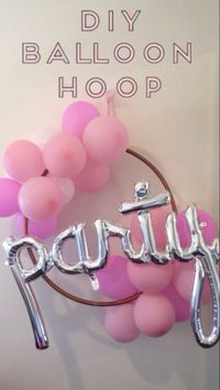 I’ve seen this DIY Balloon Wreath / DIY Balloon Hula Hoop all over Pinterest and thought I could recreate it myself. If you’re in need of an easy and quick DIY party decor idea, THIS IS IT! This DIY is a great party decor idea that you can complete in no time. Plus, not only can you DIY this hula hoop wreath with balloons, but with flowers as well! ✿ Full tutorial on my YouTube!